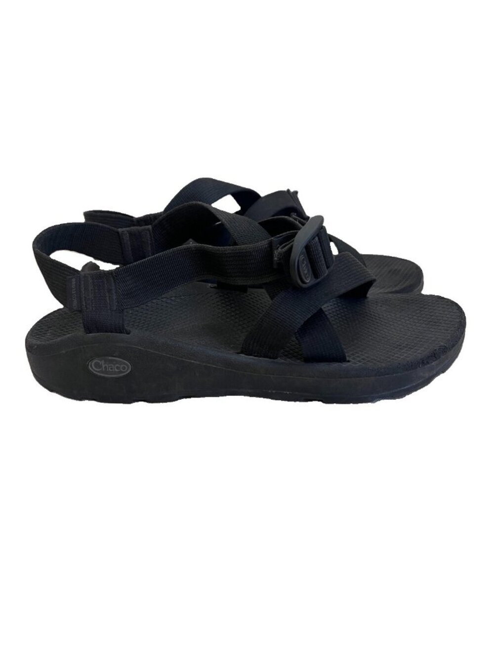 Chaco Men's Z/Cloud Sport Sandals - Solid Black - Open Toe - Size 11 (J106763)